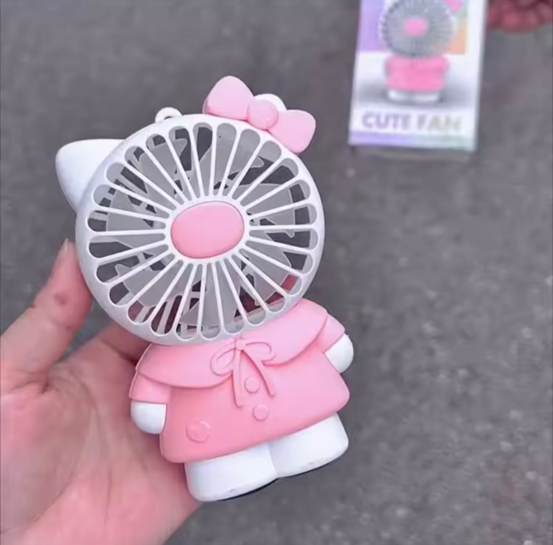 Hello Kitty Handheld Small Fan, Rechargeable Handheld Fan, Mini Pocket Fan Hello Kitty Handheld Small Fan, Rechargeable Handheld Fan, Mini Pocket Fan